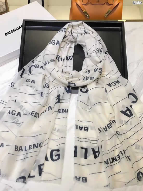 New Women Balenciaga Scarf Fashion Cashmere Scarves For Lady Winter Shawls 03